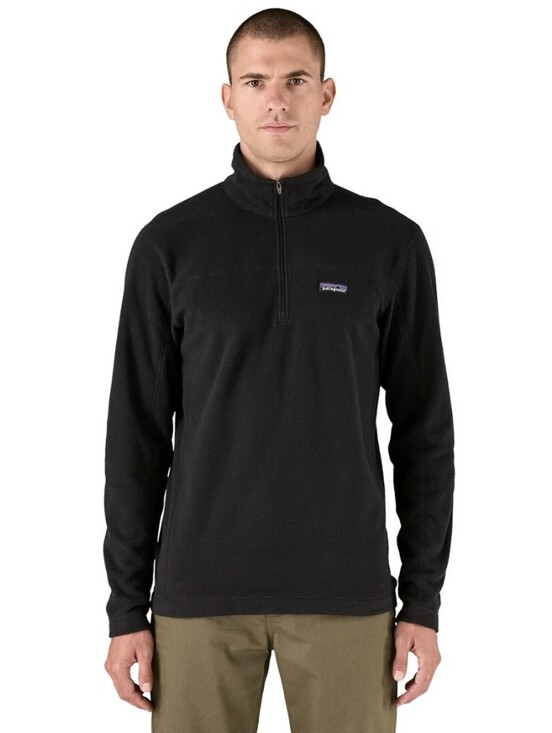 Patagonia Other - Patagonia Men's Micro D Fleece Pullover 1/4 Zip Black Size Medium